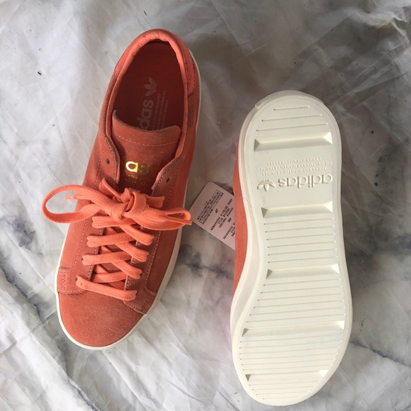 Adidas Courtvantage Sun Glow Shoes Rare size 7 - Picture 7 of 7